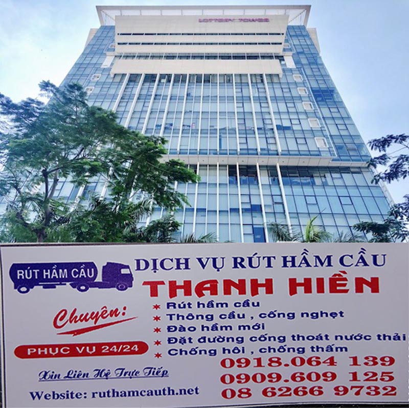 Rút hầm cầu tại tòa nhà văn phòng quận 5