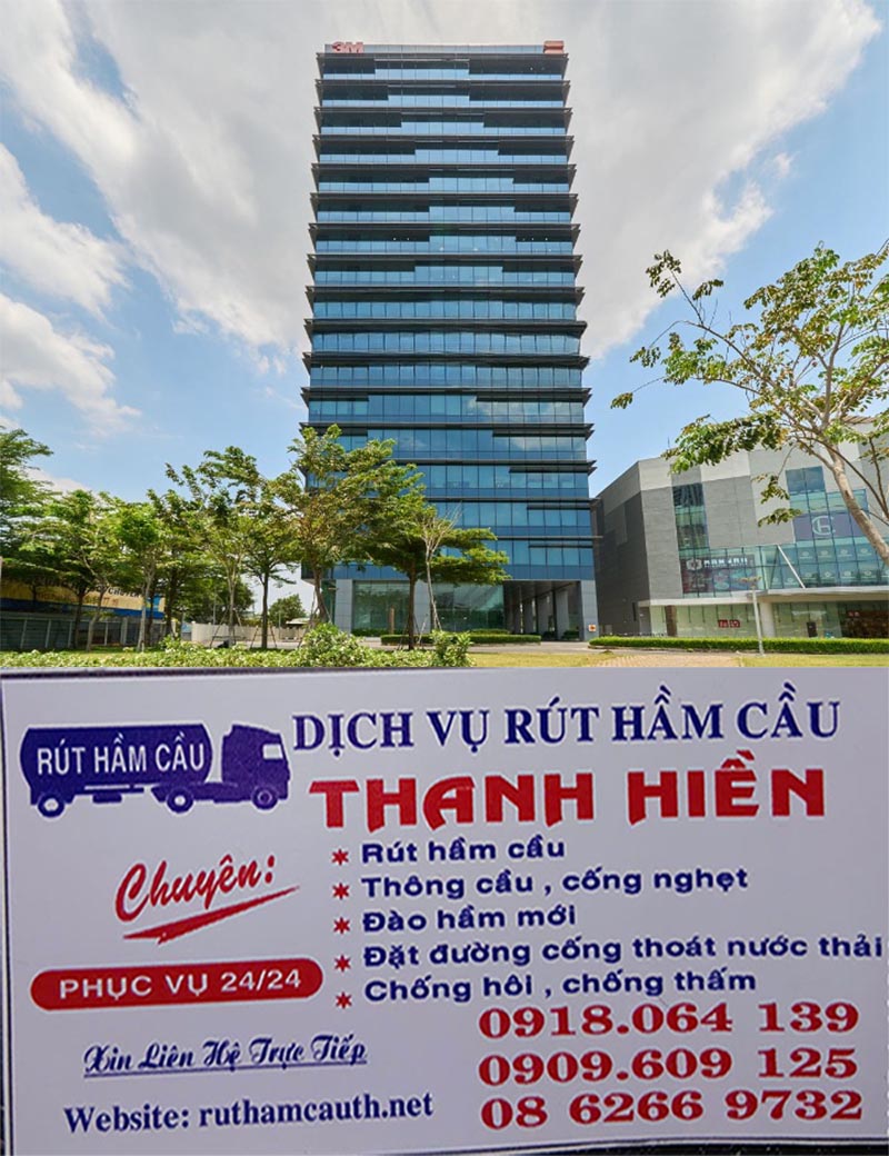 Rút hầm cầu tại tòa nhà văn phòng quận 8