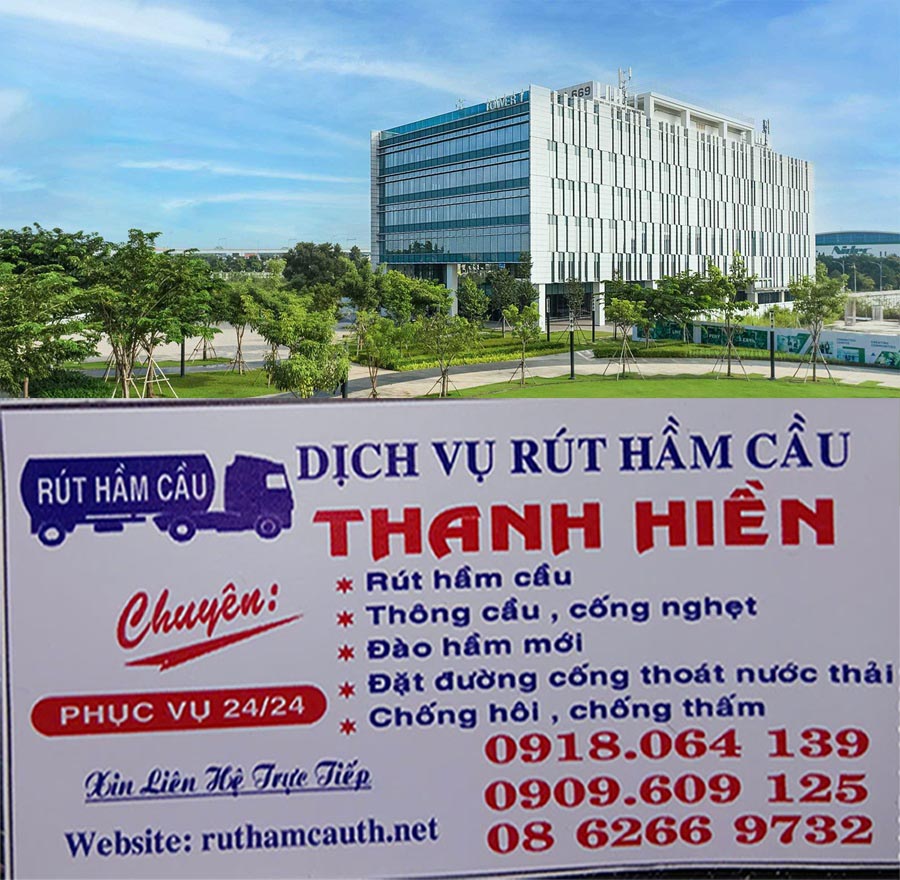 Rút hầm cầu tại tòa nhà văn phòng quận 9