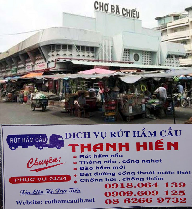 Thông cống nghẹt bồn cầu chợ Bà Chiểu quận Bình Thạnh