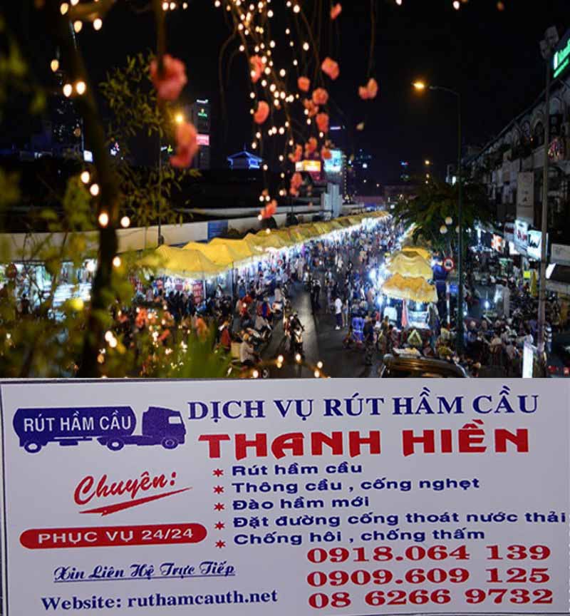 Thông cống nghẹt bồn cầu tại chợ Bà Hom