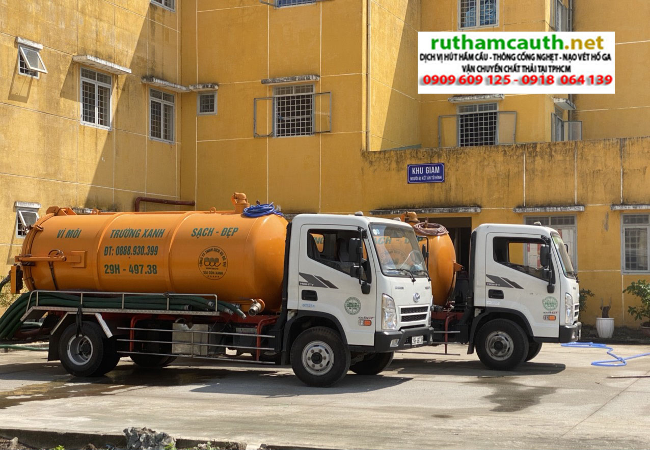 Thông cống nghẹt chuyên dụng cho tòa nhà văn phòng quận 3