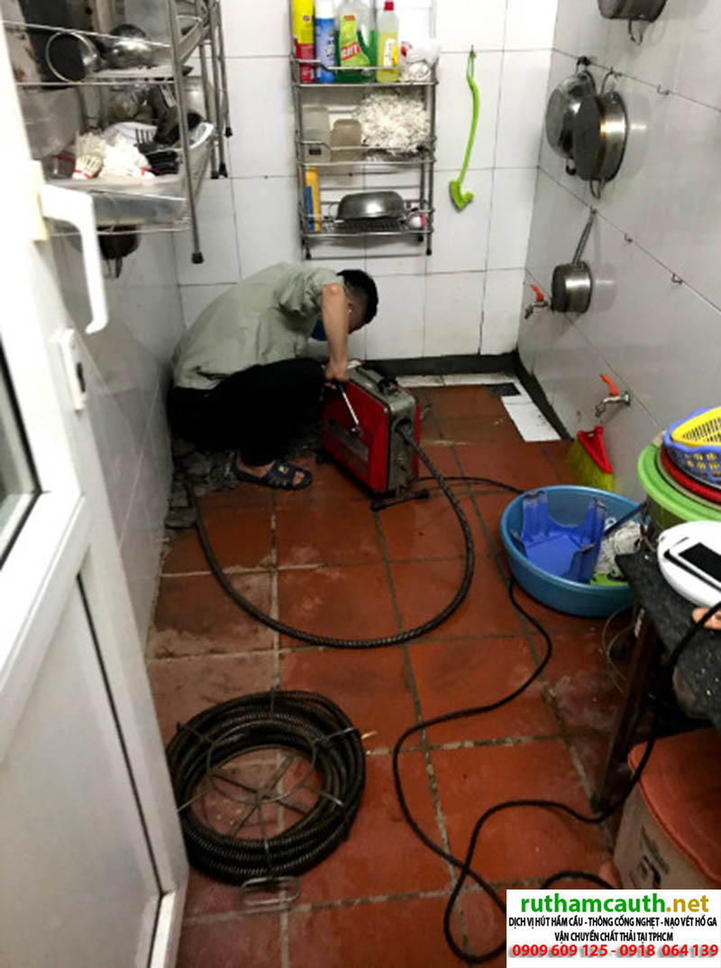 Thông cống nghẹt chuyên nghiệp cho chung cư quận 1