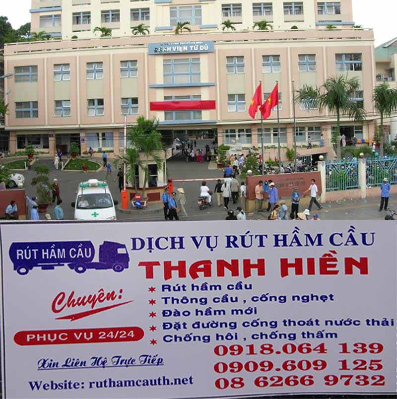 Thông cống nghẹt chuyên nghiệp tại bệnh viện Từ Dũ quận 1