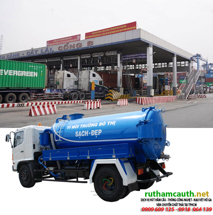 Thông cống nghẹt nhanh cho cảng Cát Lái