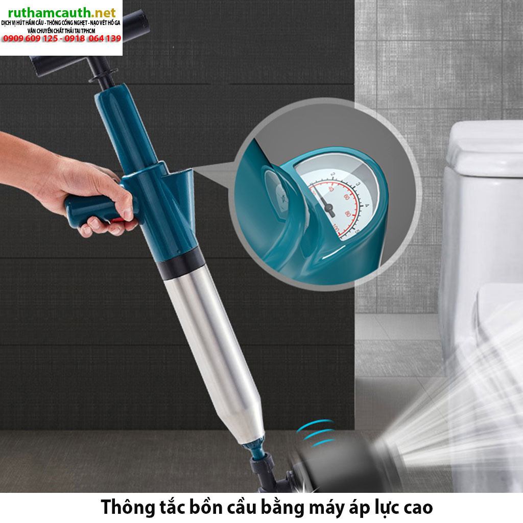 Bảng báo giá thông tắc bồn cầu bằng máy áp lực cao