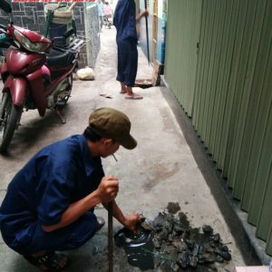 Giá đào đường thoát nước huyện Bình Chánh